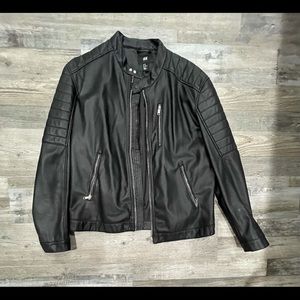 Leather Jacket - H&M - Size: XL